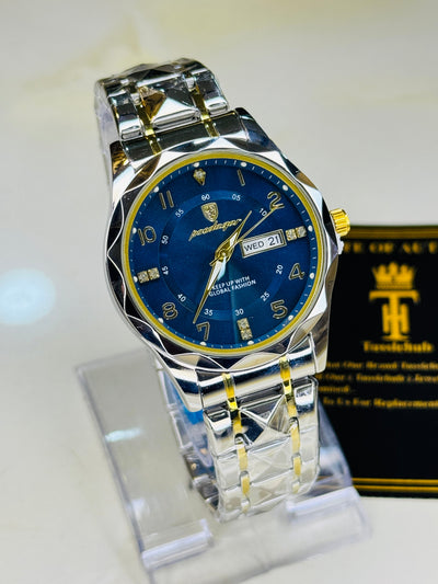 Two Tone Ocean Poedagar Prism Dial Watch