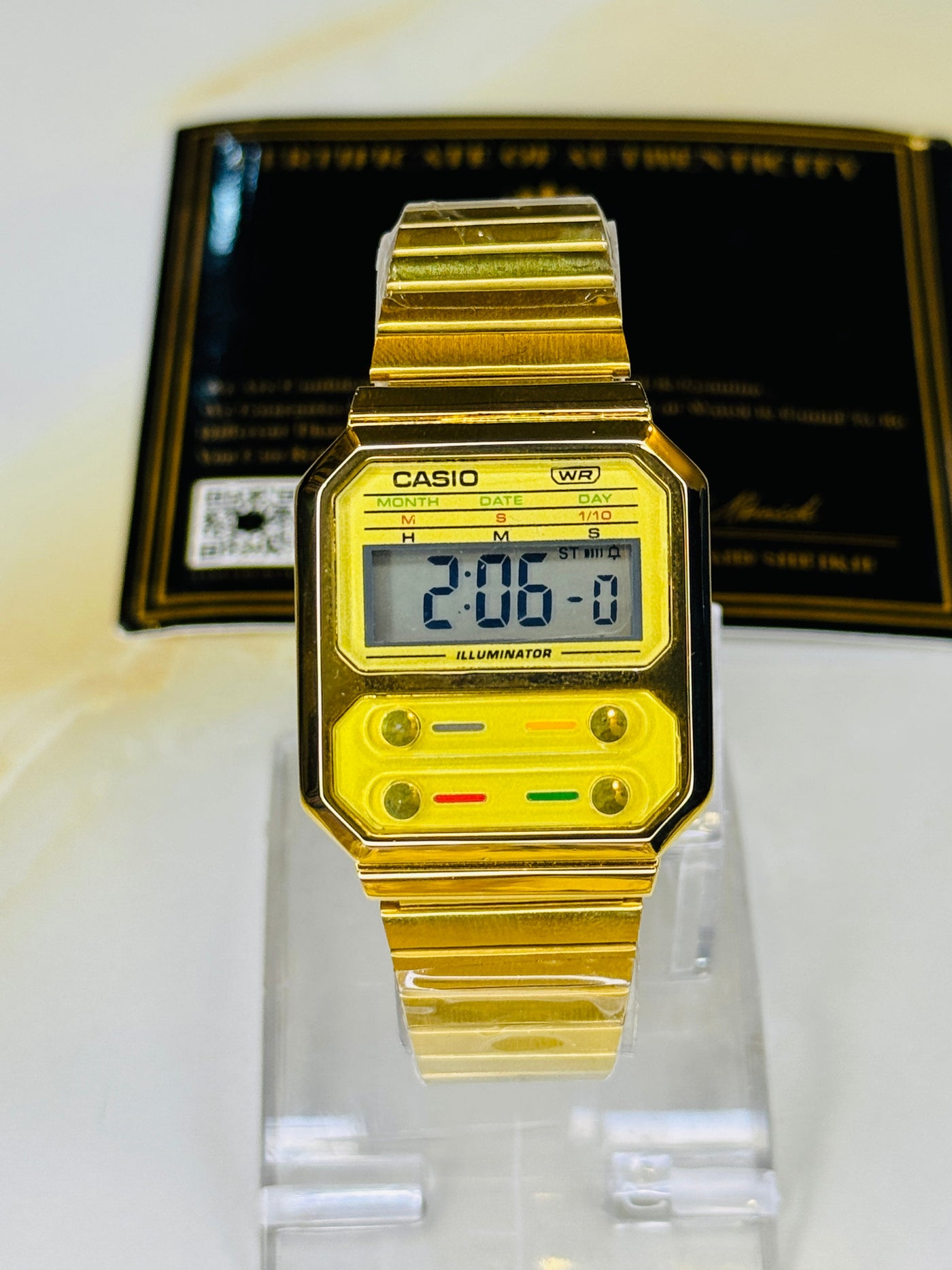 Gold Casio WR Watch For Her