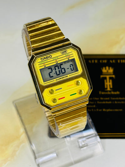 Gold Casio WR Watch For Her