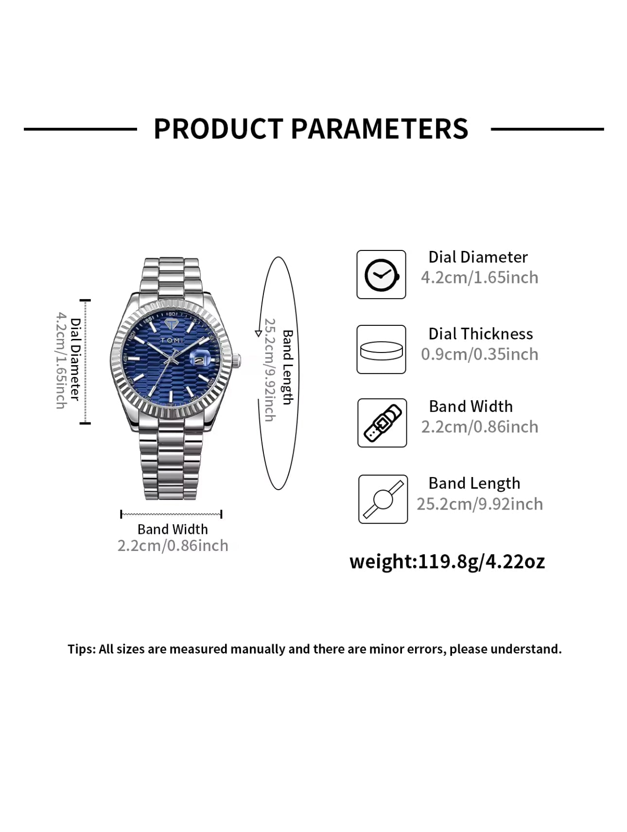 Tomi S3A Gift Set Premium Watch