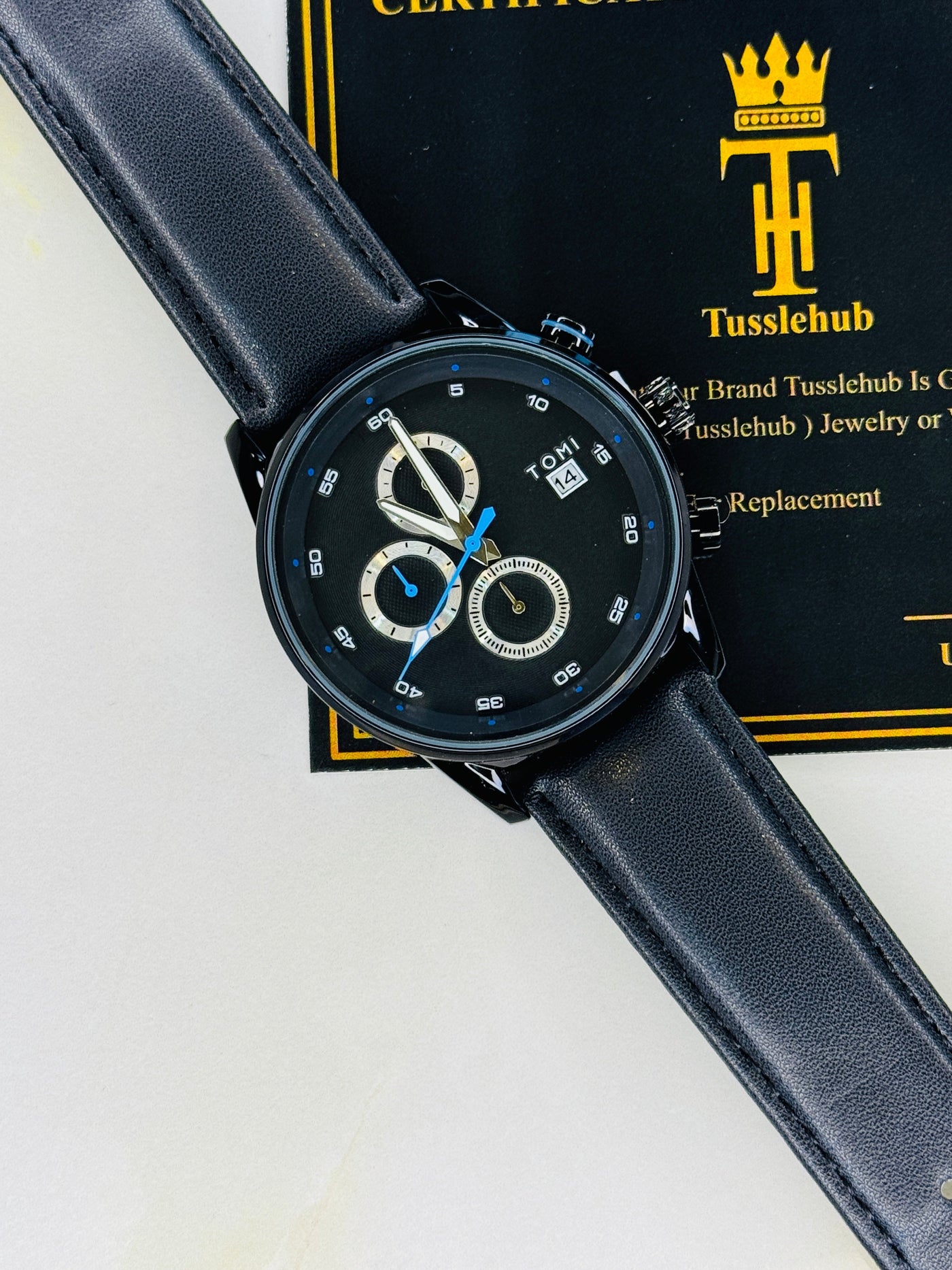 Tomi S6C All Black Gift Set Watch