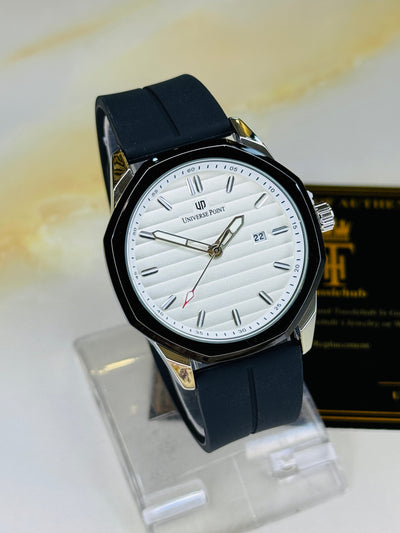 Black White Universe Octa Magnet Strap Watch