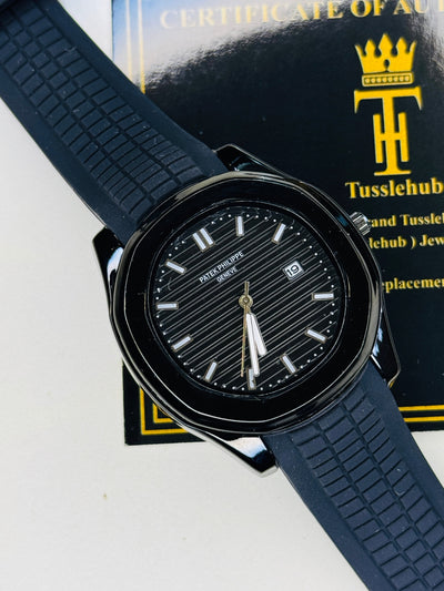 All Black Aquanaut Watch