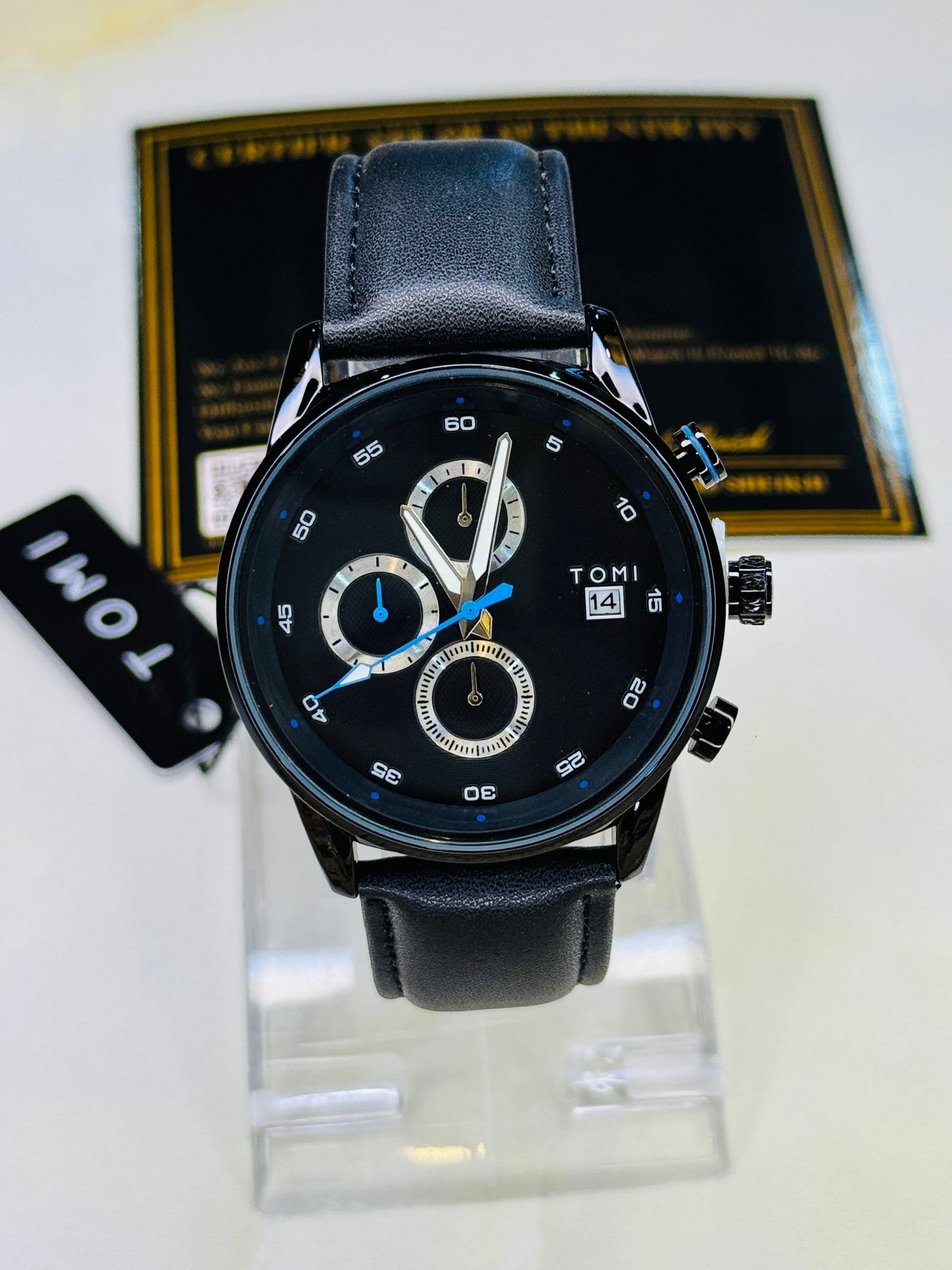 Tomi S6C All Black Gift Set Watch